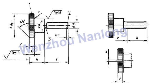 DIN 464 - Knurled Thumb Screws